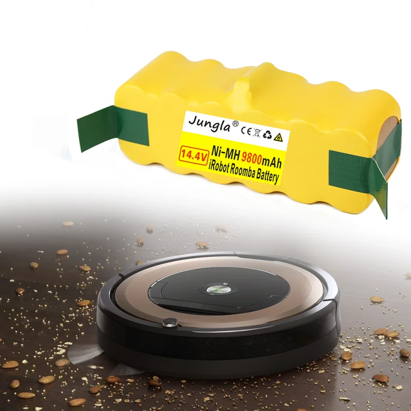 Nuevo de Alta capacidad de la selva 9800mAh 14.4 V batería para iRobot Roomba 500, 530, 540, 550, 620, 600, 650, 700, 780, 790, 870 2