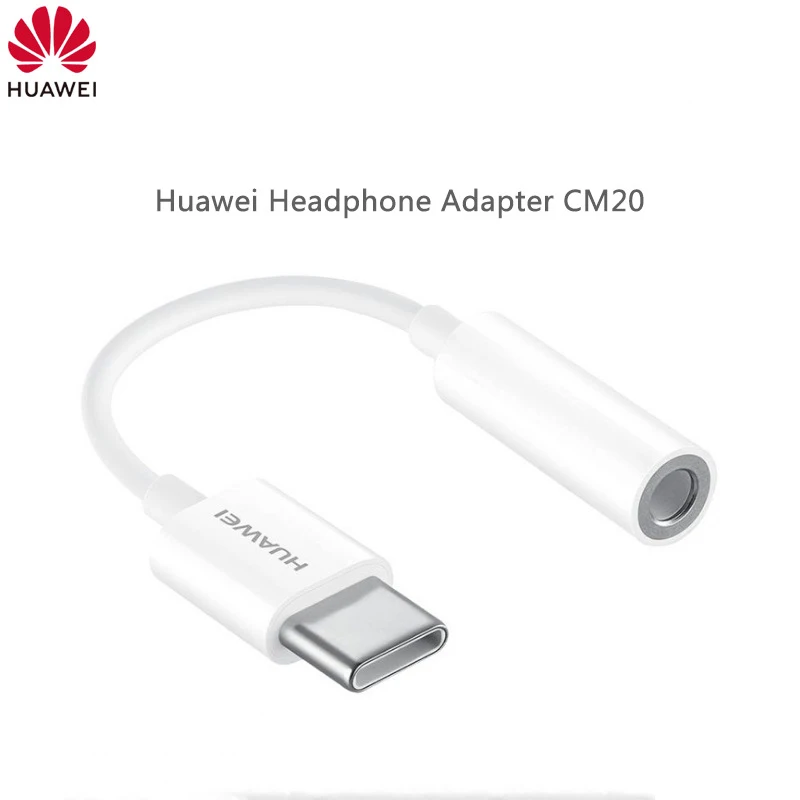Huawei CM20 Tipo C Para Auriculares de 3,5 mm Jack de Audio para Auriculares Cable Convertidor Adaptador Para Huawei P30 Pro Mate 30 Xiaomi 9Pro 2