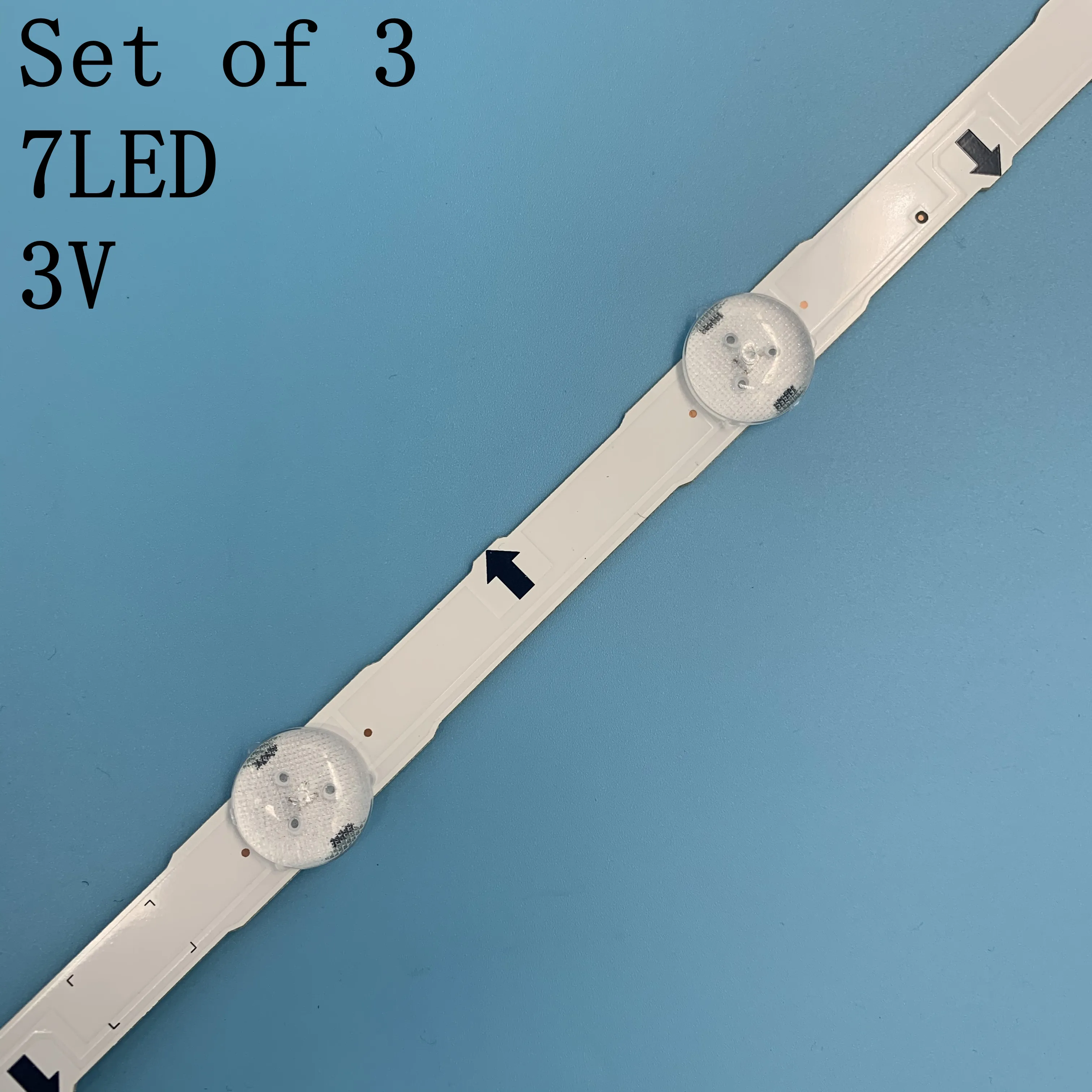 (Nuevo Kit)3pcs 7LEDs 650mm de la retroiluminación LED de la tira para sam sung 32pulgadas TVSVS32HD D4GE-320DC0-R3 CY-HH032AGLV2H 2