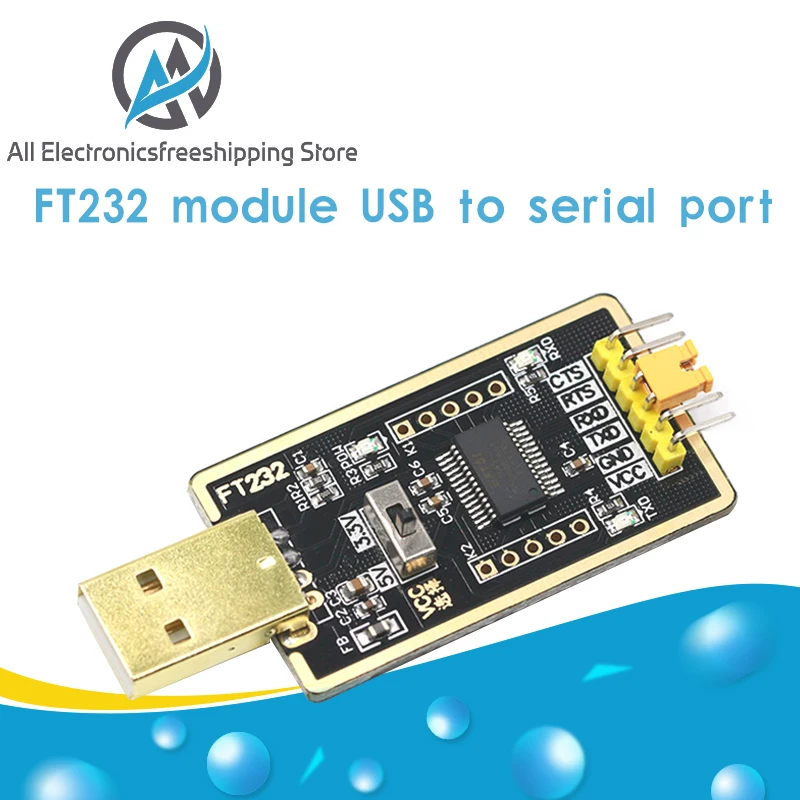 FT232RL FT232 USB A TTL de 5V 3.3 V Descargar Cable Adaptador de Serie del Módulo Para Arduino USB A 232 apoyo win10 2