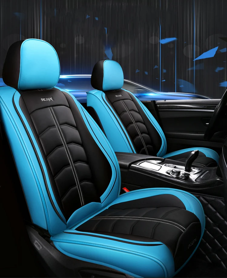 Cuero de la PU de asiento de coche cubre Para Hyundai solaris ix35 i30 ix25 i20 Elantra acento tucson, Sonata de los accesorios del coche etiqueta engomada para los coches 2