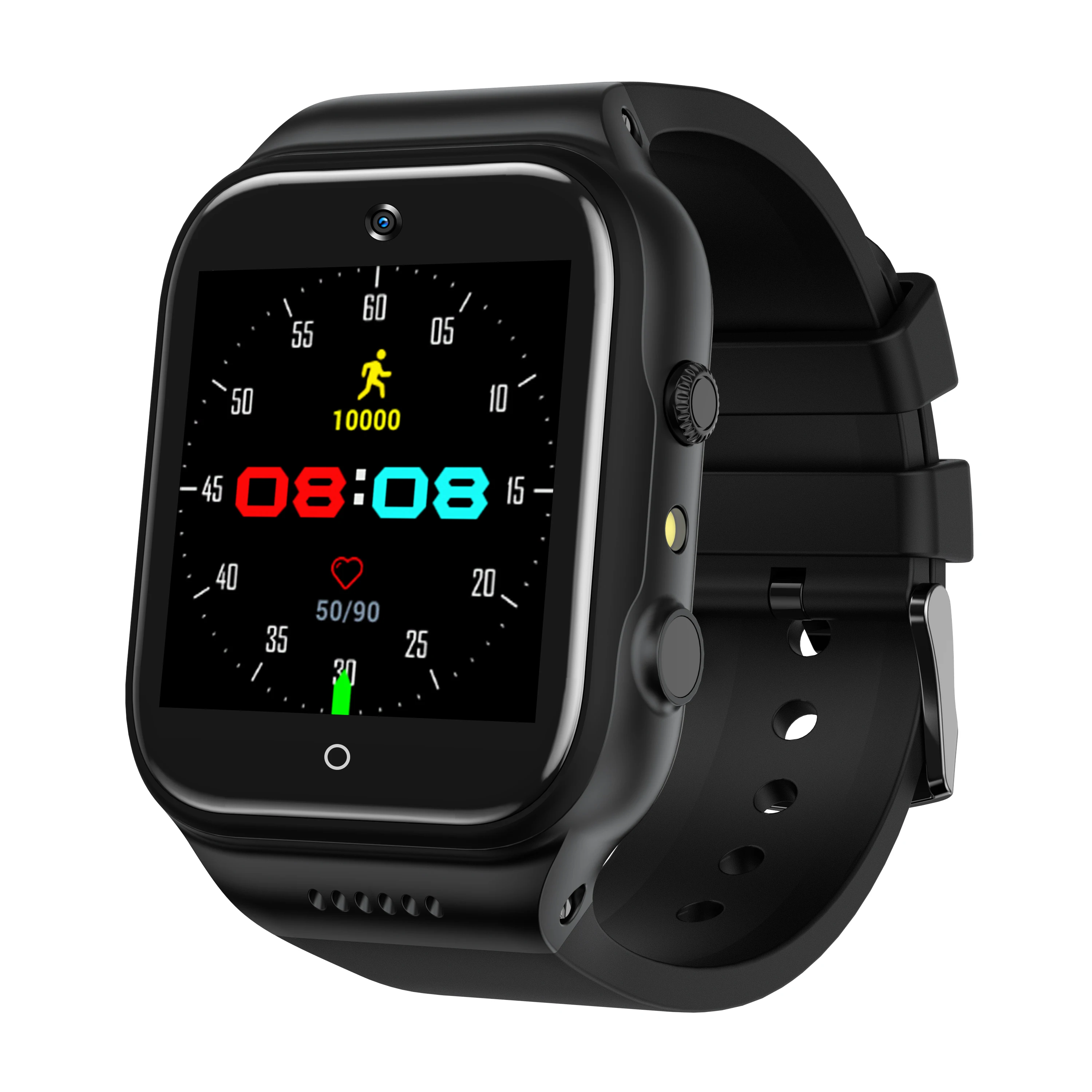 4G WIFI GPS Reloj Inteligente x89 Hombres con Cámara Bluetooth 4.2 apoyo a la descarga de la aplicación whatsapp de correo electrónico Corazón Tracker Smartwatch 1+16G 2