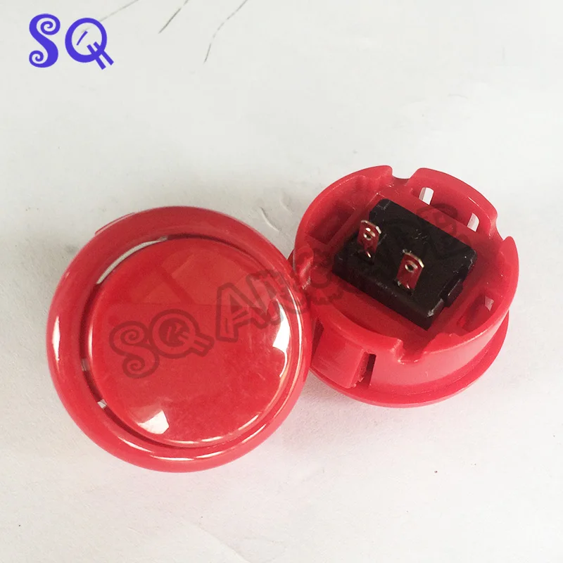 Envío gratis 100pcs OEM 30mm empuje el botón de copia sanwa pulsador DIY juego de lucha Arcade kit 2