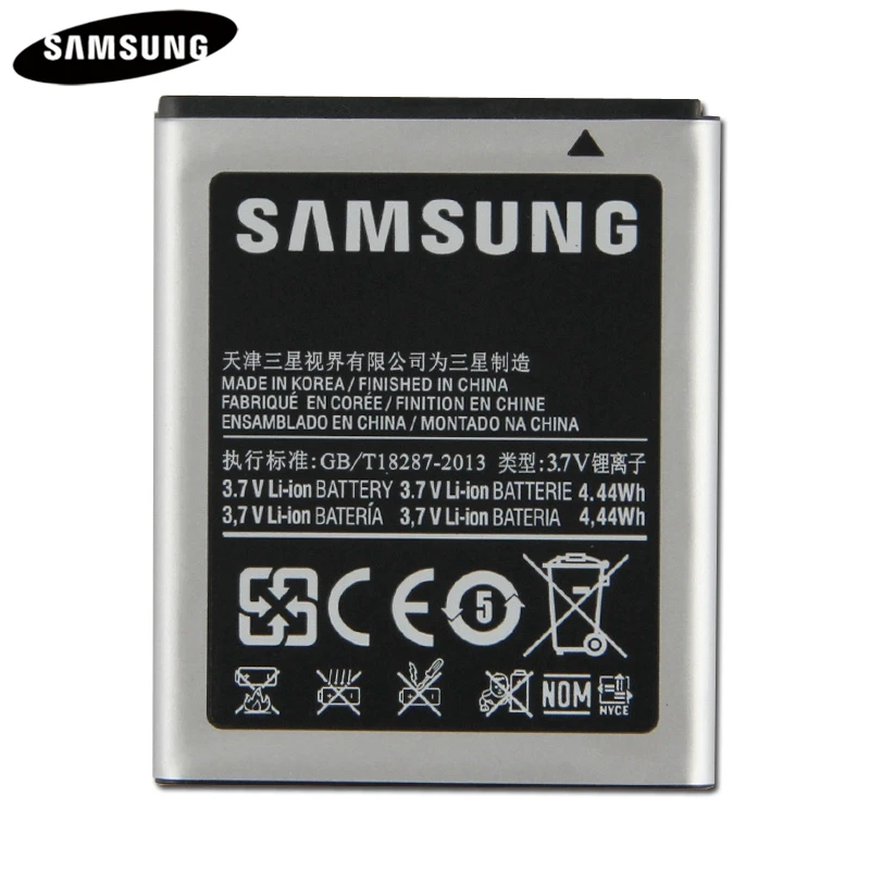 Original de la Batería del Teléfono EB494353VU EB494353VA Para Samsung S5330 S5232 C6712 S5750 GT-S5570 i559 S5570 GT-S5282 Batería de 1200mAh 2