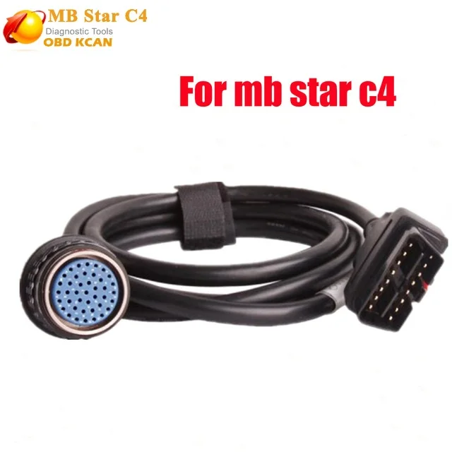 De alta calidad SD Conecta Compact4 OBD2 16PIN Cable de la Estrella del MB SD C4 OBD II de 16 pines Cable principal de la prueba de diagnóstico del coche de herramientas adapte 2