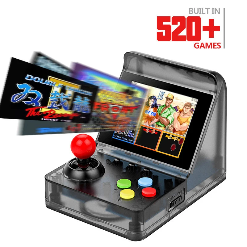 ZOMTOP de 32 Bits de Arcade Retro Mini Consola de juegos de Vídeo de 3.0 Pulgadas, Construido En el 520 Juegos de Mano Juego de Consola de la Familia Chico de Juguete de Regalo 2