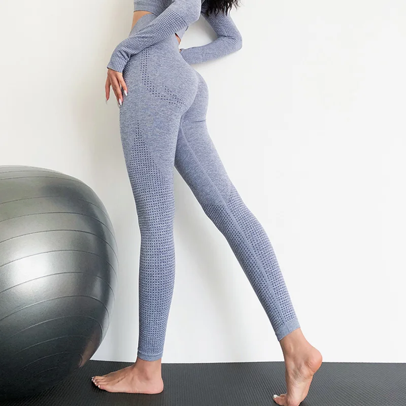 Vital perfecta yoga polainas de cintura alta pantalones de la yoga para el envío de la gota 2