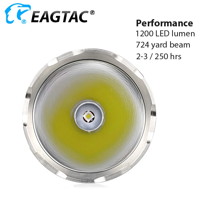 EAGTAC S25V Linterna Táctica de Caza de la Antorcha USB Recahargeable 664 Metros 21700 5000mAh de la Batería Impermeable Deber de Luz 2