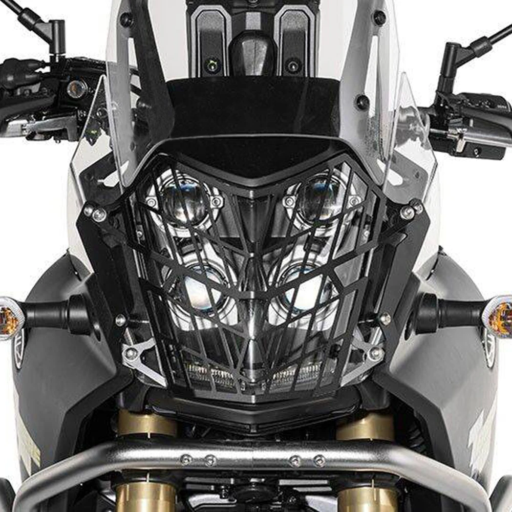 La motocicleta de Aluminio Faro Protector de Rejilla Cubierta de la protección de la Protección de la Parrilla para Yamaha Tenere 700 TENERE 700 Tenere700 3