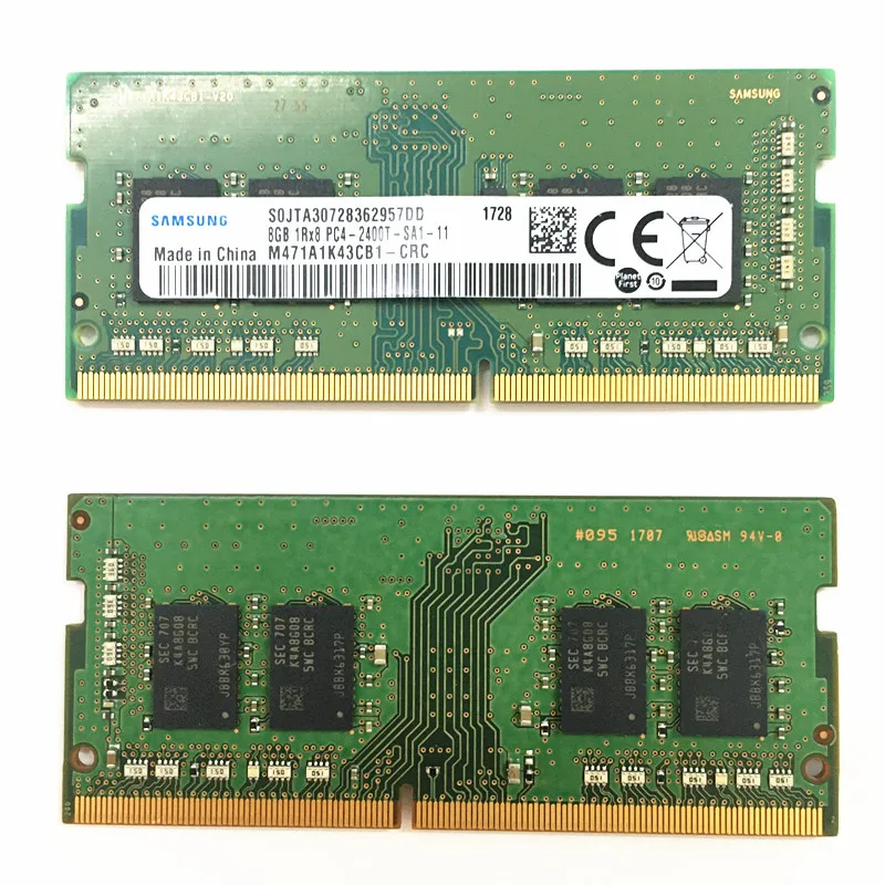 Samsung CARNEROS DDR4 2400MHz 8GB1RX8 PC4-2400T-SA1-11 8 gb DDR4 Portátil de memoria ddr4 de Samsung memoria usada en buen estado 3