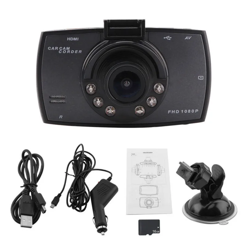 Coche DVR de la Cámara Full HD 1080P 140 Grados Dashcam Video Registradores de Coches de Visión Nocturna G-Sensor Dash Cam 3