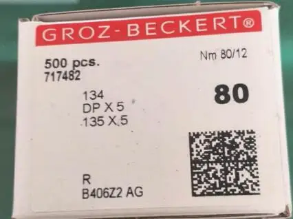 500 pcs mayorista Genuino Groz Beckert DPX5 agujas de coser DP X 5 135 X 5 134 ofrecido por Yiwu Praga tienda de la compañía 736750 3