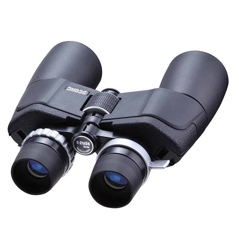 SCOKC de Alta Potencia de Zoom de 8 21X50 potencia de zoom Binoculares BAK4 para la caza profesional monocular telescopio de alta calidad telescopio 3