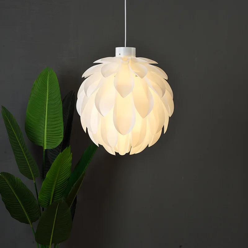 Nórdicos Dinamarca pétalo de la lámpara colgante de arte creativo simple moderna sala de estar comedor dormitorio minimalista piña luces colgantes 3