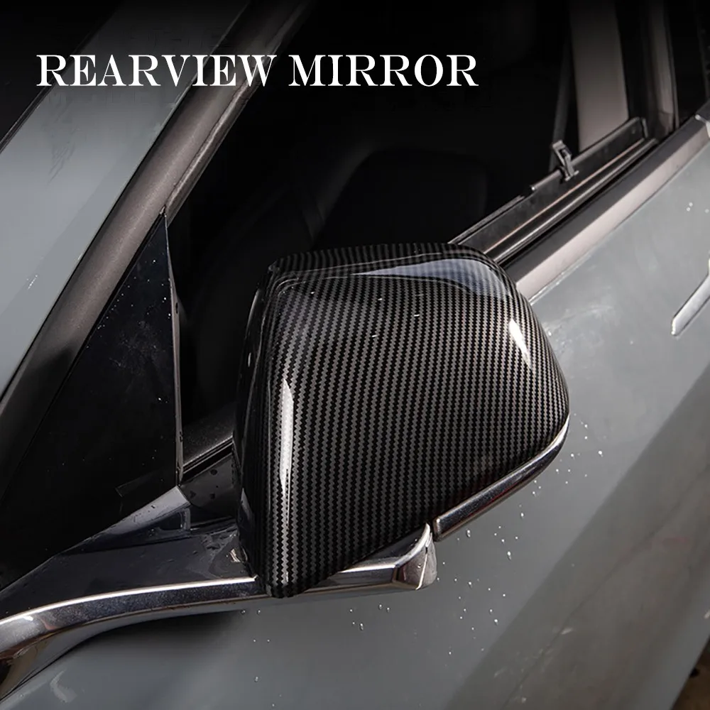 Para Tesla Model 3 Espejo Retrovisor Cubierta de Tapas de Coche Calefacción Espejo de Protección de Pegatinas de Bienes de la industria Automotriz Accesorios de Decoración 3