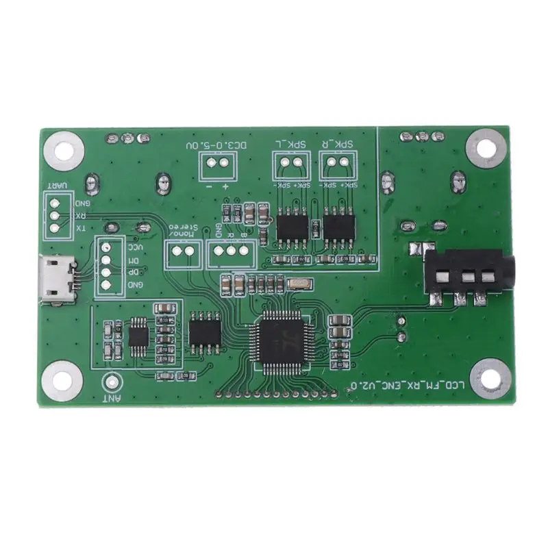 Digital FM 87-108 mhz DSP&PLL LCD Radio Estéreo Módulo Receptor + Serial Control 3