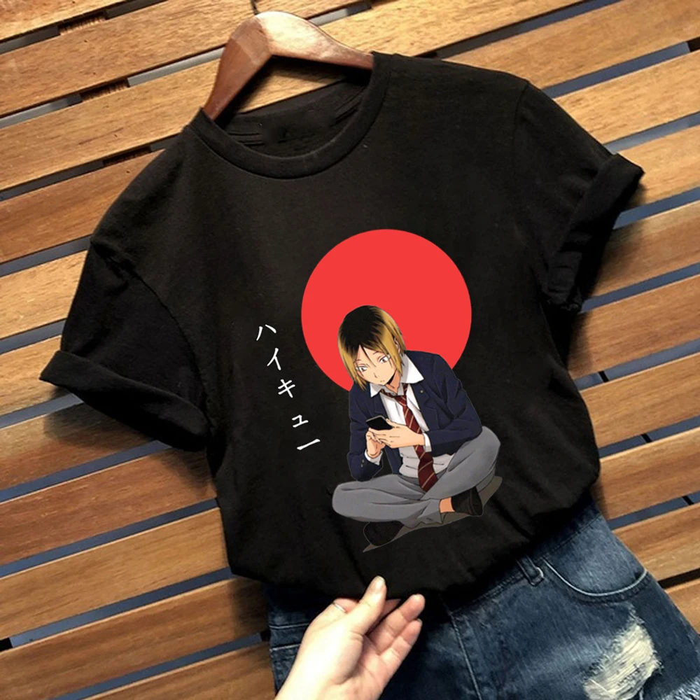 Anime Haikyuu Mens T Shirt Tops Camisetas De Manga Corta Casual Hombres Camiseta De Ropa Masculina 3