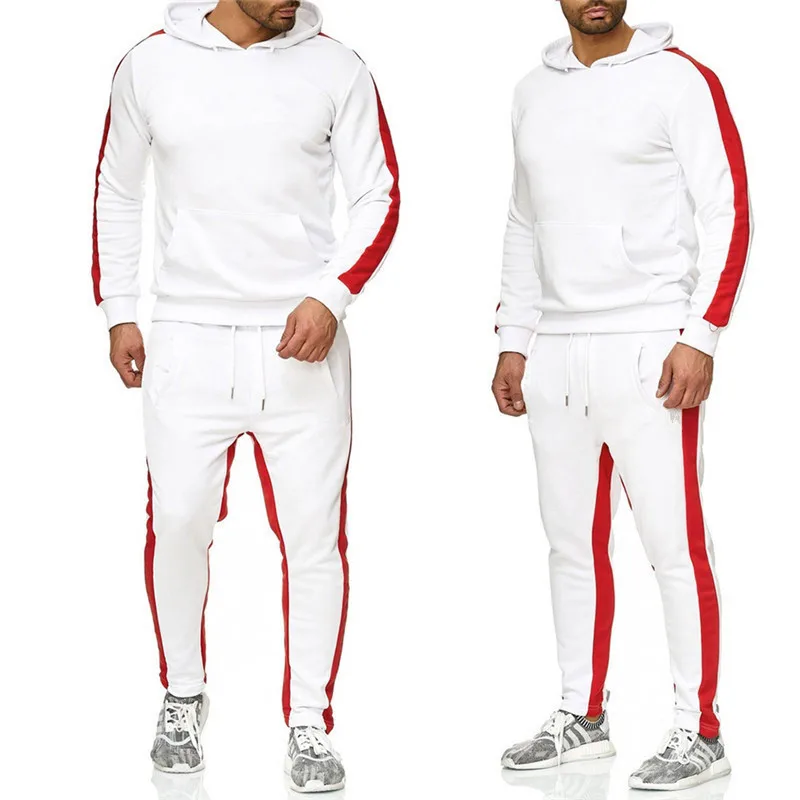 2020 nuevas sweetshirt de los hombres de correr de fitness ropa deportiva casual hombres Sudadera con capucha + pantalones de jogging de los deportes de conjunto de los hombres del conjunto 3