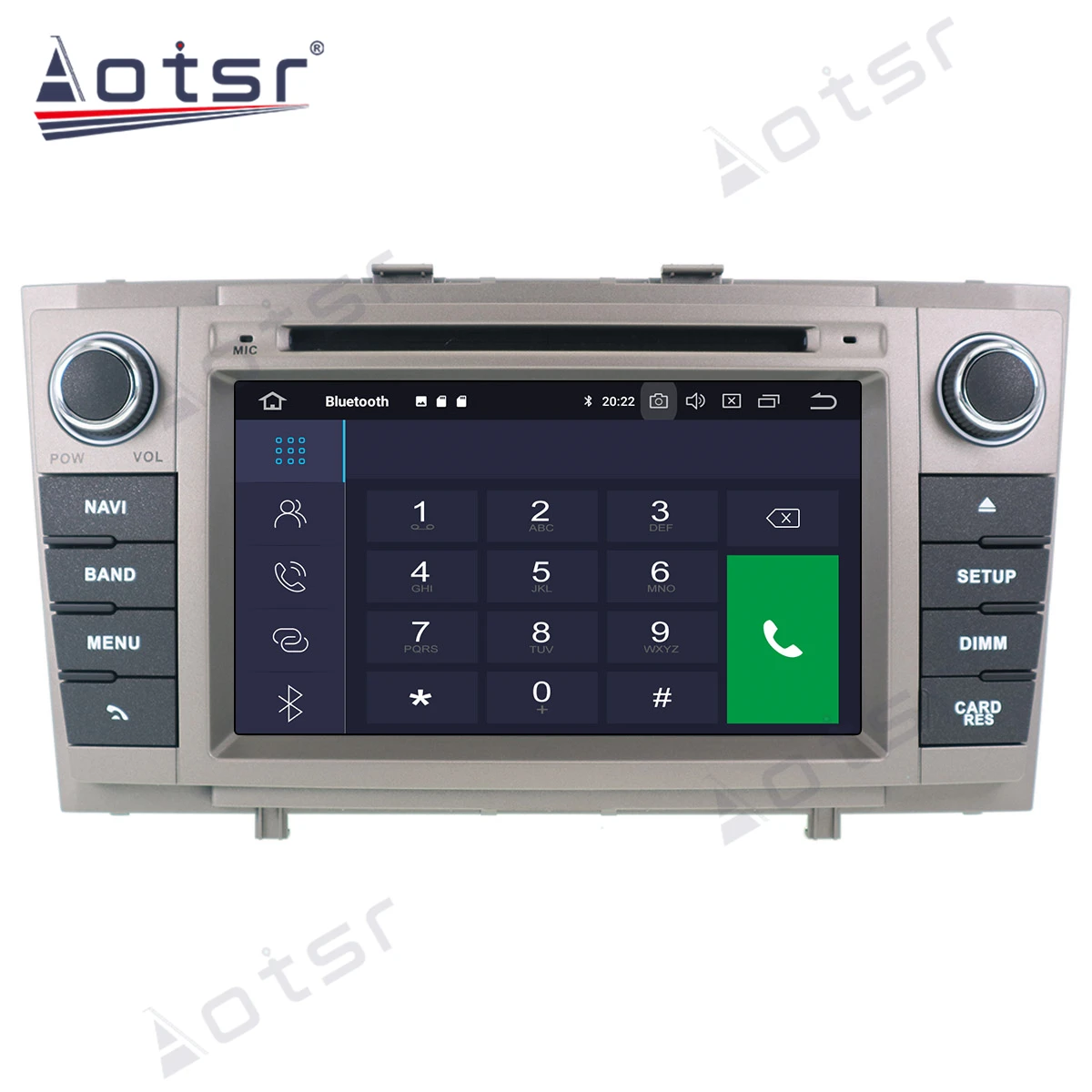 Aotsr PX6 Android 10.0 4+64G de la Radio del Coche de GPS de Navegación DSP Para Toyota Avensis T27 2009+ Coche HD Stereo Video Multimedia Reproductor de DVD 3