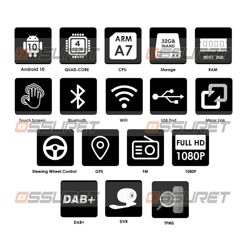 Radio de coche Multimedia Reproductor de Vídeo de Navegación GPS para Coche Android Para Hyundai Solaris Accent Verna 2011 2012 2013 -2016 3