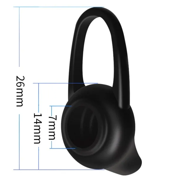 100Pcs de Silicona de la Yema de los Geles de almohadillas de Reemplazo de la Cubierta de la Zapata Inalámbrica Bluetooth en la Oreja los Auriculares Auriculares Tapones para los oídos Auriculares 3