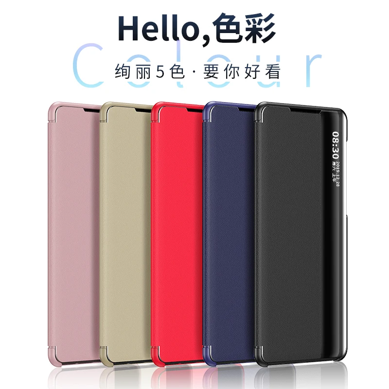 2020 Visión Clara Inteligente Espejo Caso para Huawei Honor 9A 9 X Pro Lite Flip de Cuero de la Cubierta Trasera Honor9A Honor9X 9XPro 9XLite 9 X Bolsa 3