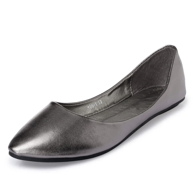 MVVJKE Nueva Sring de Verano Casual Zapatos de las Mujeres de los Pisos de la Punta del Dedo del pie Zapatos de Mujer Mocasines bailarinas Planas de los Zapatos de Bailarina Loafe 3