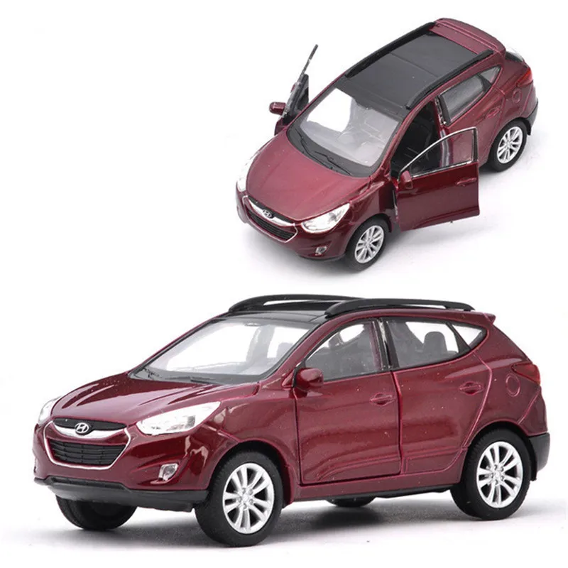Mejor venta de 1:36 Hyundai ix35 SUV de aleación modelo de coche,la simulación de fundición a presión de tirar la puerta de nuevo modelo,los niños, el niño de juguetes,gastos de envío gratis 3