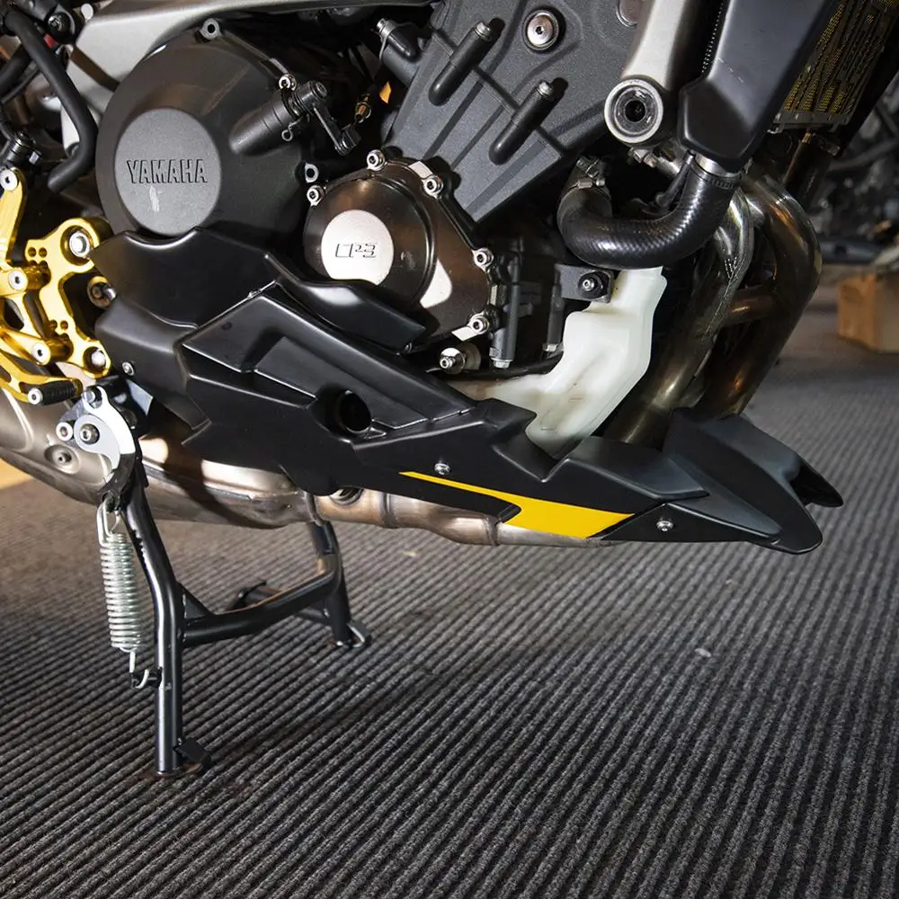 La motocicleta bajo Bajo Bellypan Motor de Estropear el Carenado para Yamaha MT09 FZ09-2020 Trazador 900-2020 Trazador 900 GT 2018-2020 3
