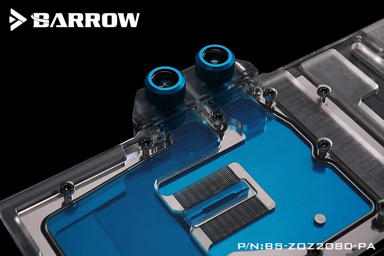 Barrow Bloque Para la VGA ZOTAC JUEGO GeForce RTX 2080 AMP Extreme Core de GPU Bloque de Agua de Cubierta Completa BS-ZOZ2080-PA 3