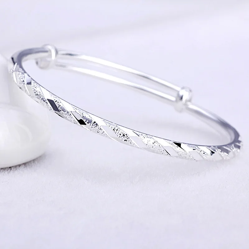 Esmerilado de gránulos Círculo pulsera de Bangl LINDO ajustable de calidad superior de la joyería de moda chica accesorio de promoción de dropshipping 3