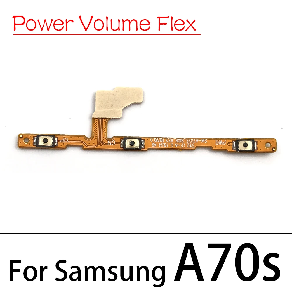 20Pcs Para Samsung A01 A10 A10S A11 A20 A20S A21S A30 A30S A50 A50S A60 A70 A70S A51 A71 A920 Poder Volumen Botón Lateral Flex Cable 3