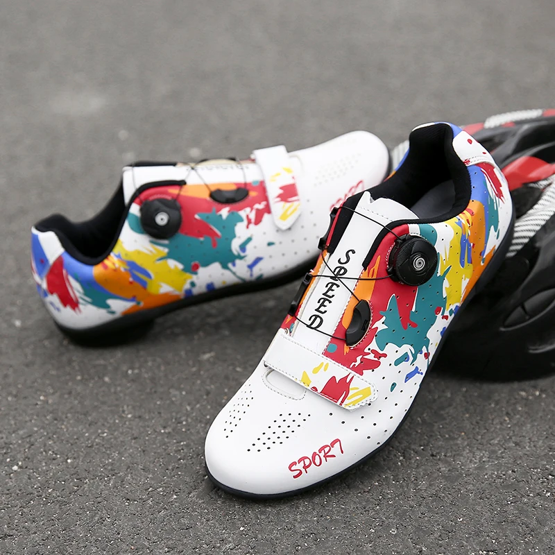 2020 nuevos zapatos de bicicleta de los hombres de los deportes de montaña bicicleta de zapatillas de deporte profesional de carretera de montaña de zapatos de bicicleta de triatlón Sapatilha Ciclismo de 36 a 48# 3