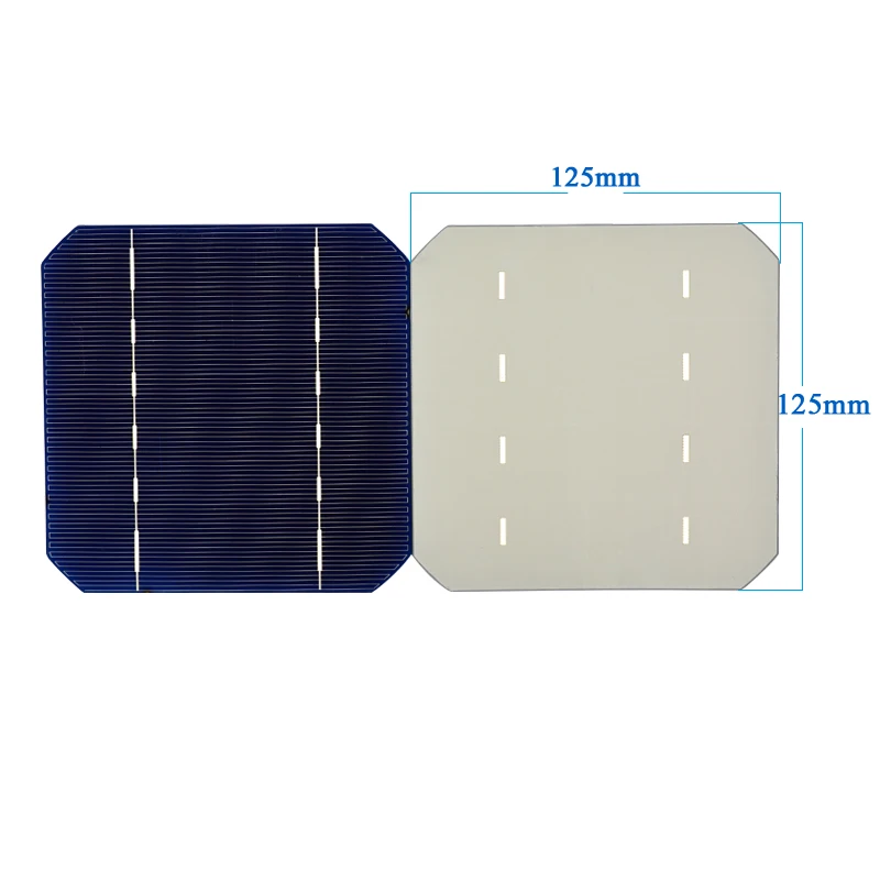 SUNYIMA 20Pcs V 0,5 2,7 W Paneles Solares Monocristalinos de 125*125m Mini Módulo para la Célula Solar para el BRICOLAJE Cargador de Batería Panneau Solaire 3