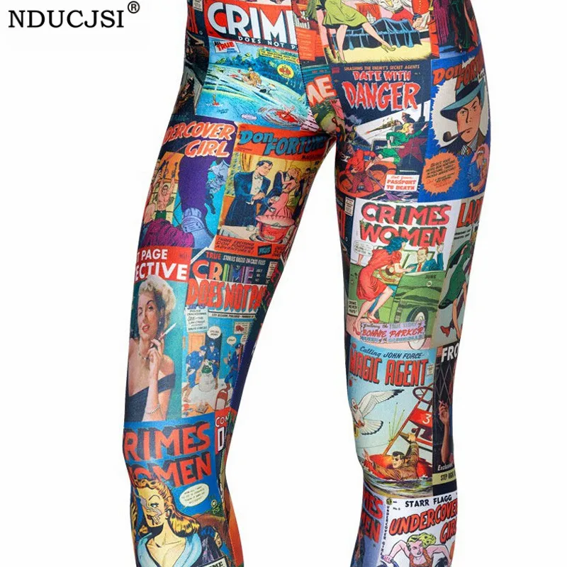 NDUCJSI Pantalones de las Mujeres de Impresión Digital Polainas de dibujos animados de la Animación del Juego de Splat Estilo de Gran Tamaño 4XL Pantalones de Cintura Alta Pantalones de Fitness 3