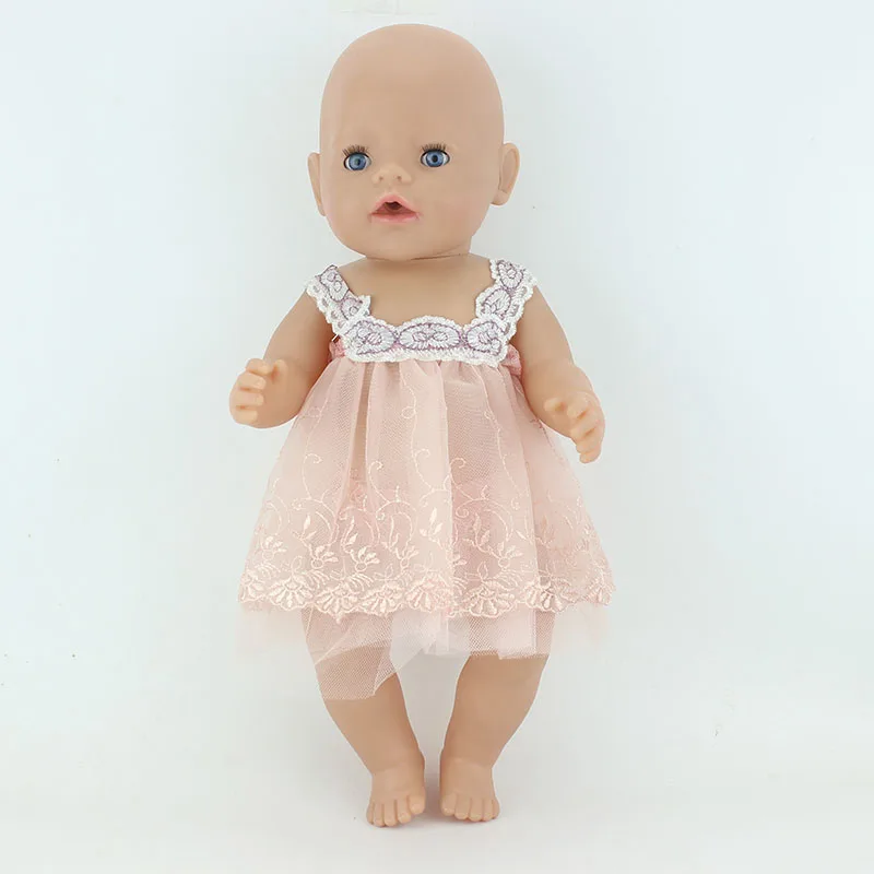 Nuevo Vestido de la Muñeca de Ajuste Para 43cm de la Muñeca del bebé Bebés Renacidos Ropa Y 17inch Muñeca Accesorios 3