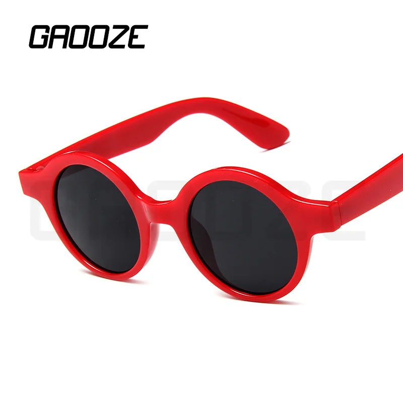 GAOOZE Ronda de Gafas de sol de las Mujeres Anti-reflejos de los Vidrios para el Viaje de Diseño de Lujo de color Rojo Gafas Redondas de la Marca de Gafas de sol de las Mujeres LXD422 3