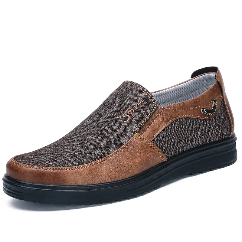 Los hombres del Otoño, Además de Zapatos de Tamaño 38-48 Cómodo Hombres Zapatos Casual Zapatos de Lona Transpirable Mocasines Slip-on de Calzado Slipon Caminar 3