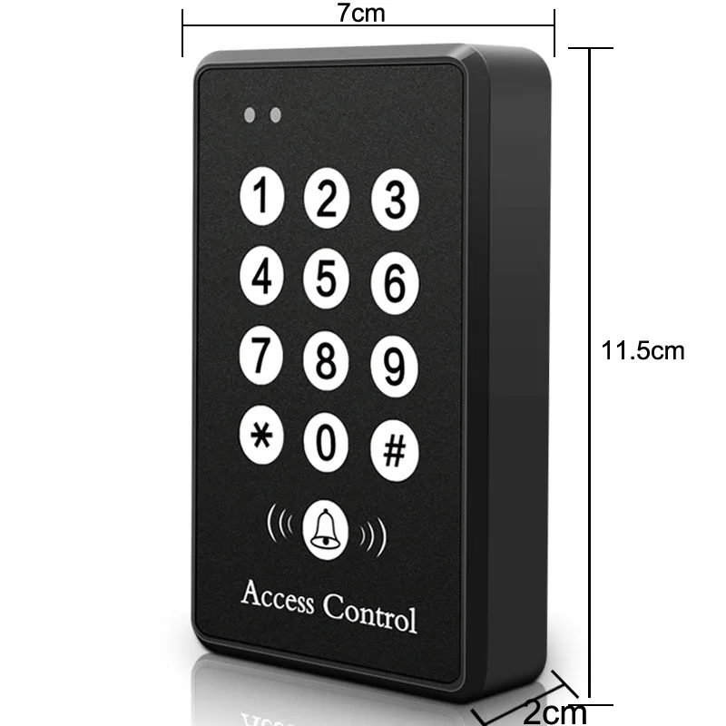 Sistema de Control de acceso de Seguridad equipo de 125Khz RFID de Control de Acceso de Tarjeta de ID de teclado lector de tarjetas de la Cerradura de la Puerta opene 3