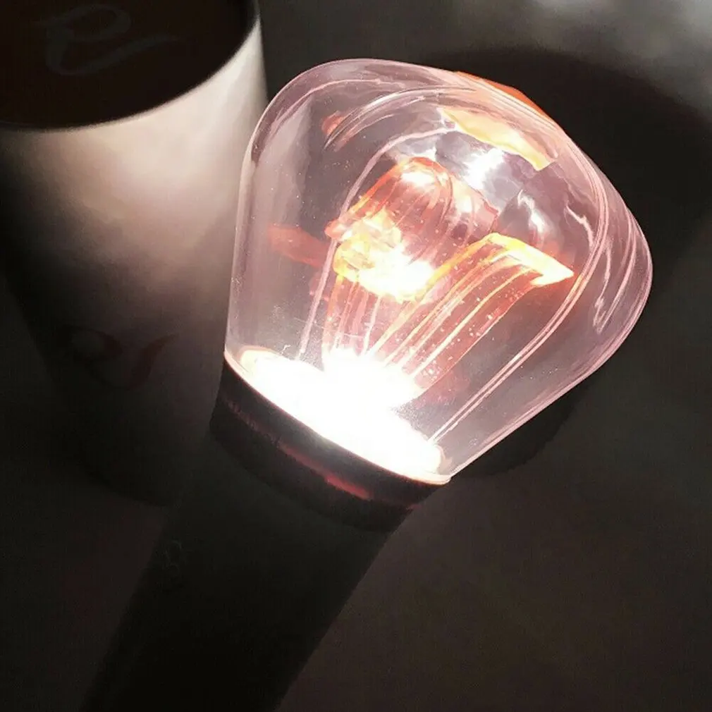 Tamaño compacto LED Rojo de Terciopelo Kpop Palo Lámpara de Hiphop Lightstick Concierto Oficial de la Lámpara fluorescente palo de la ayuda de la varilla Oficial 3