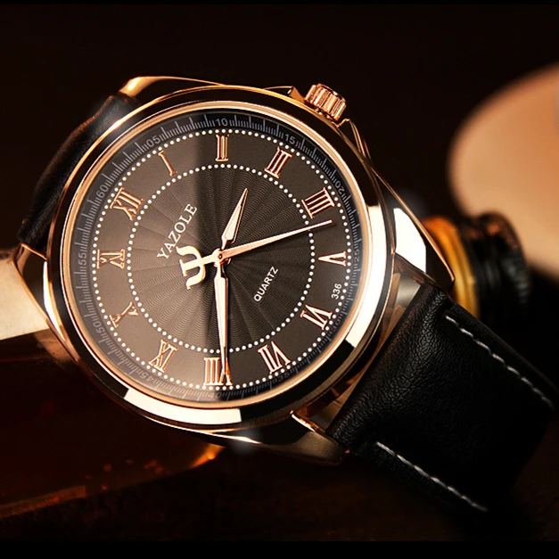 Nuevos Relojes para Hombre de la Marca Superior de Lujo YAZOLE de Moda Reloj de Pulsera Para Hombres caja de Oro Rosa Reloj Hombre Reloj de Envío de la Gota Descargar 3
