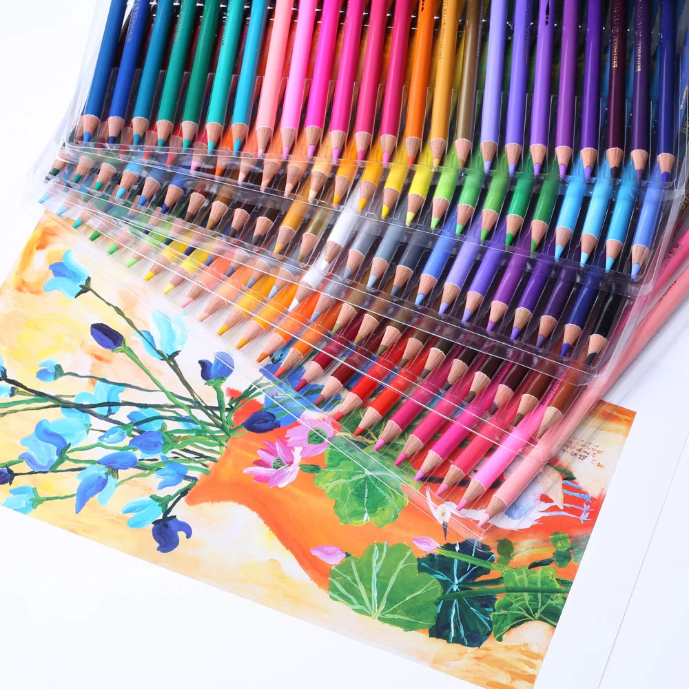 Profesional de Aceite de Lápices de Colores Set de lapis de cor Artista de la Pintura de Bosquejar Madera Lápiz de Color lapis de cor para la Escuela de Arte de Suministros 3