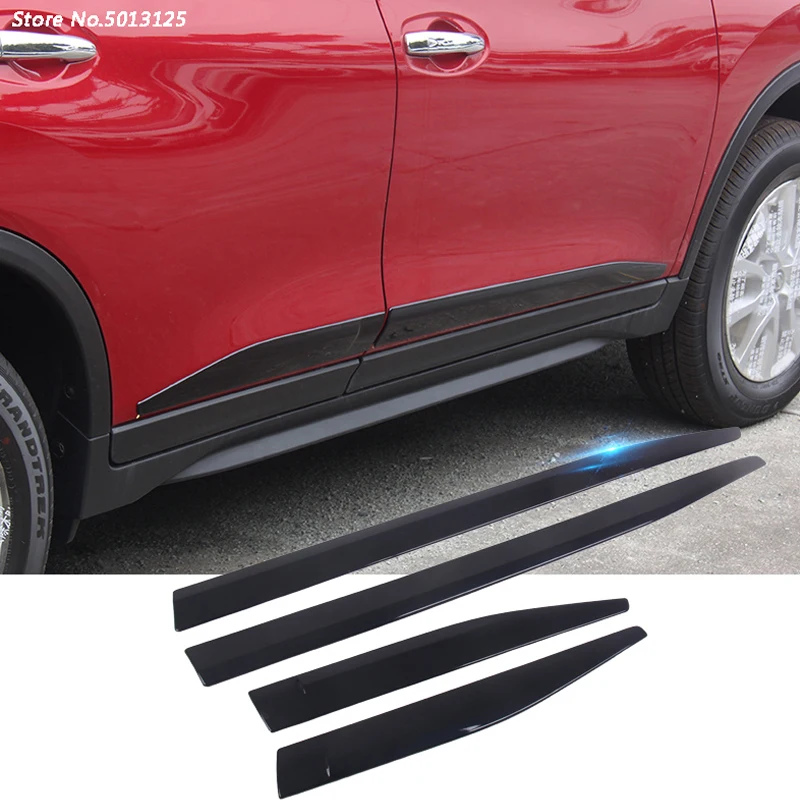 La carrocería Puerta Lateral de la Tira de ajuste de Moldeo de Corriente del panel de parachoques campanas de moldeo Para Nissan X-trail xtrail T32 2016 2017 2018 2019 3