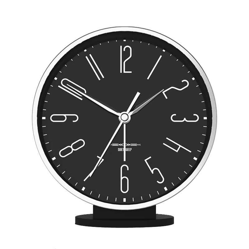 Negro Digital de Metal Escritorio de Oficina Reloj de la Decoración callada Sala de estar Reloj de Mesa de Diseño Moderno Reloj de Mesa Relojes de BW50ZZ 3
