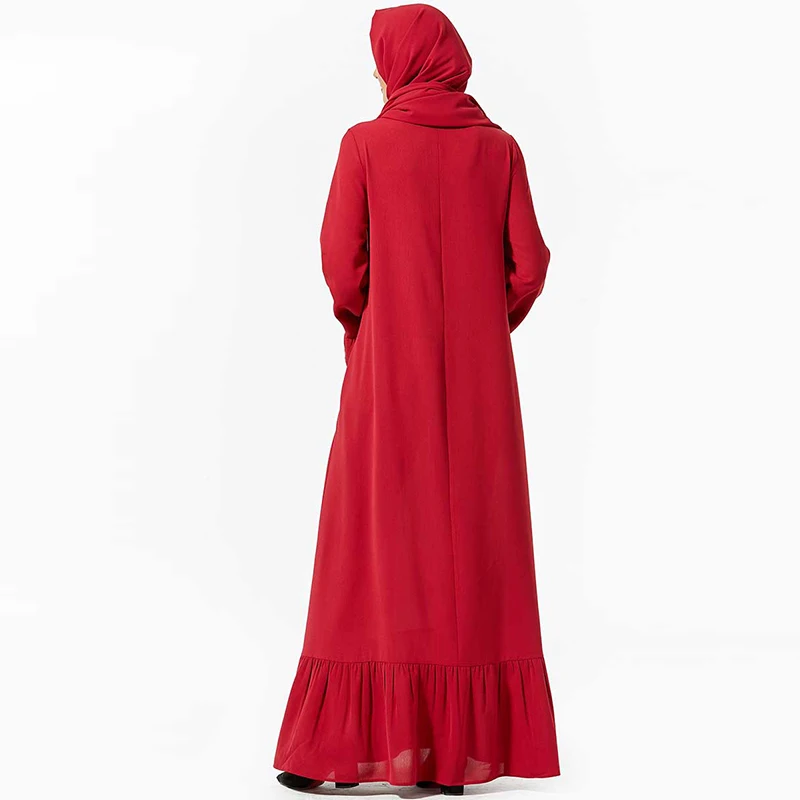 Eid Mubarak Abaya Kaftan Dubai Hijab Musulmán De La Moda Vestido De Islam Ropa Vestidos De Turquía Para Las Mujeres Caftán Túnica Musulman De Modo 3