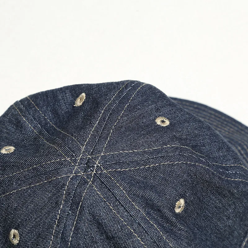 Japón Estilo de Sombrero de Cubo Unisex Hip Hop Azul Fresco del Dril de algodón Pescador de Gorras de Moda Casual Color Sólido Jean Mujeres Hombres Sombreros DS501069 3