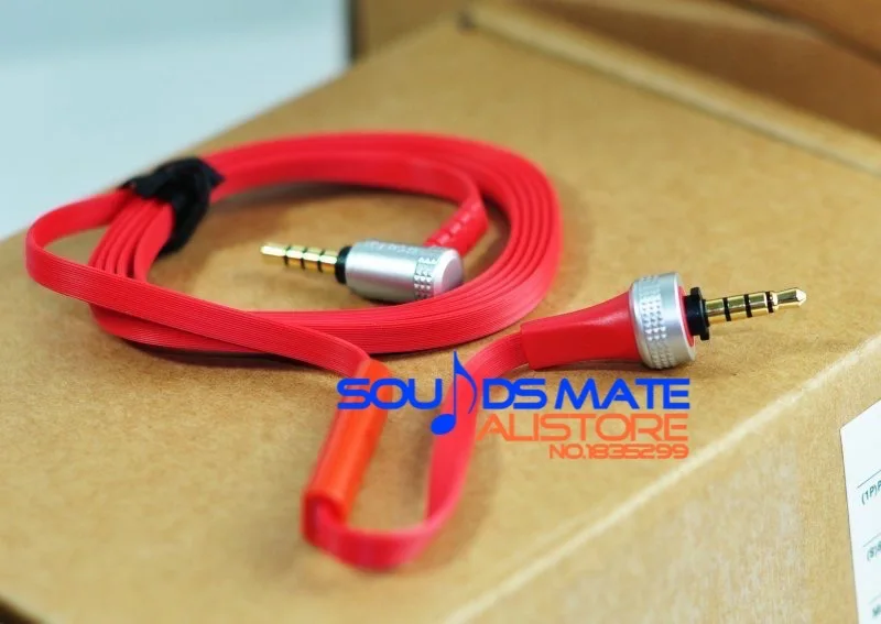 Rojo Cable de Audio Para Sony Mdr X10 XB920 XB910 de Auriculares Auriculares Con Micrófono Control Remoto 3