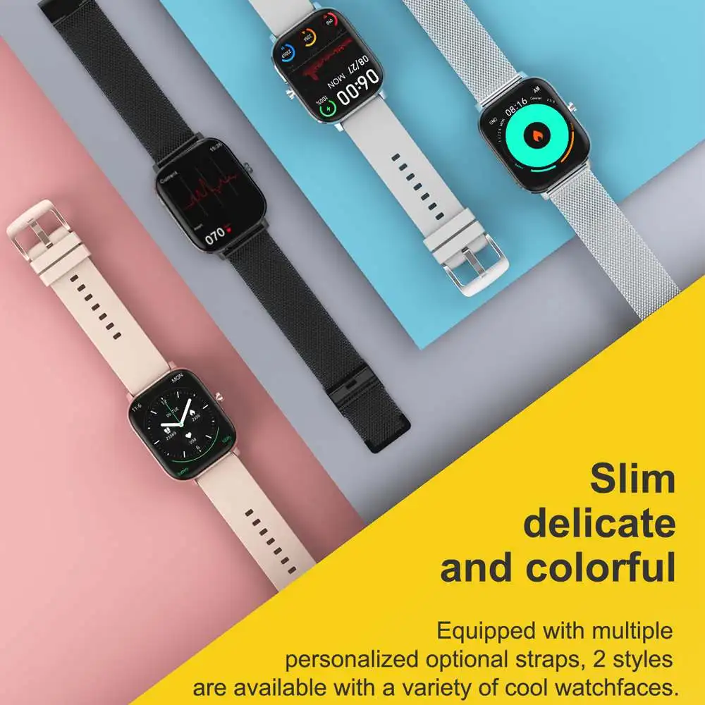 [Llamada bluetooth ] DT NO.1DT35+Smartwatch de 1.75 Pulgadas de Pantalla LCD bluetooth Pulsera de las Mujeres de los Hombres Relojes Inteligentes Monitor de Ritmo Cardíaco 3