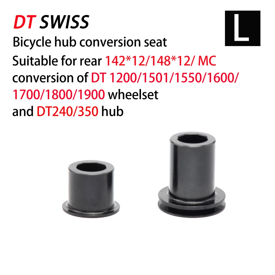 Para el DT de la rueda libre dt240 350 370 MTB cápsulas convertidor hub concentrador de bicicleta de montaña de la tapa del extremo del adaptador QR o ATTRAVERSO tapón del adaptador 3