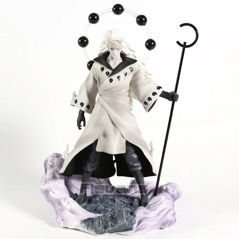 Naruto Shippuden Rikudo Sennin Uchiha Madara PVC Figura de la Estatua Coleccionable Modelo de Juguete 3